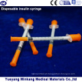 Seringas descartáveis ​​da insulina das seringas 0.3cc da insulina das seringas 0.5cc da insulina (ENK-YDS-051)